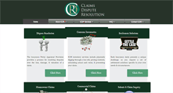 Desktop Screenshot of claimsdisputeresolution.com