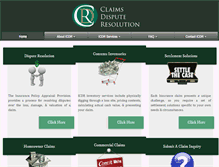 Tablet Screenshot of claimsdisputeresolution.com